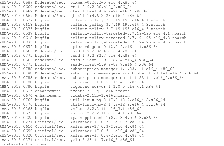 RH413 UNIT 1 TRACKING SECURITY UPDATES_CVE、RHSA、_10