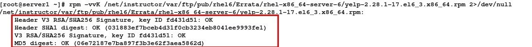 RHEL413--在RHEL6.4下效验软件包的完整性_Linux系统下软件包完整性验证、GPG_07