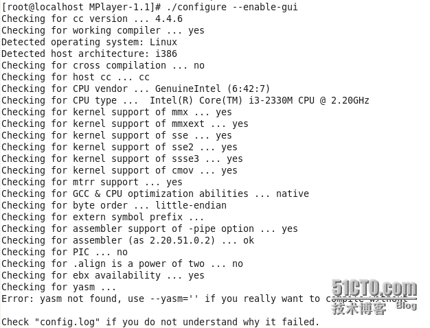 linux下源码安装mplayer播放器_配置文件_04