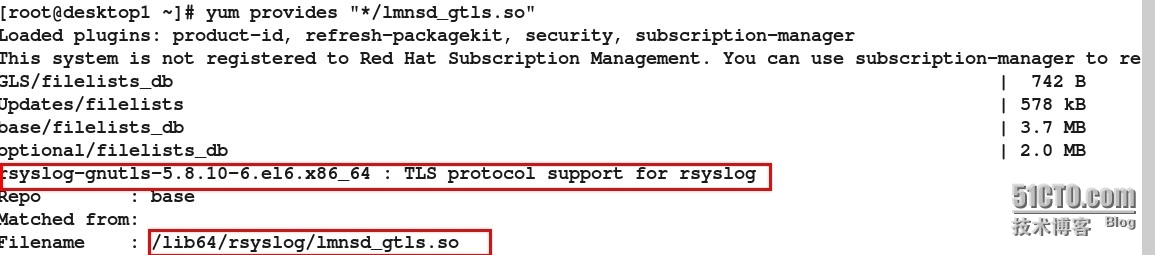 rsyslogd-2006:could not load module /lib64/rsyslog/lmnsd_gtls.s的解决_rhca_02