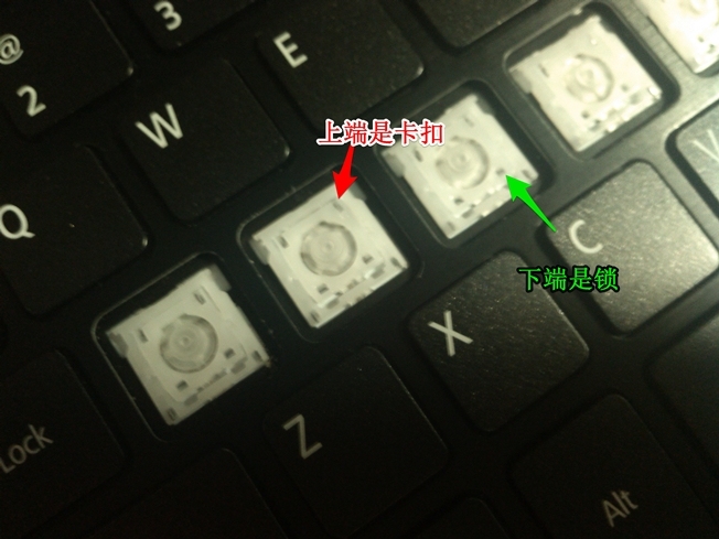 Acer v5-573G笔记本拆键帽改dvorak教程_笔记本