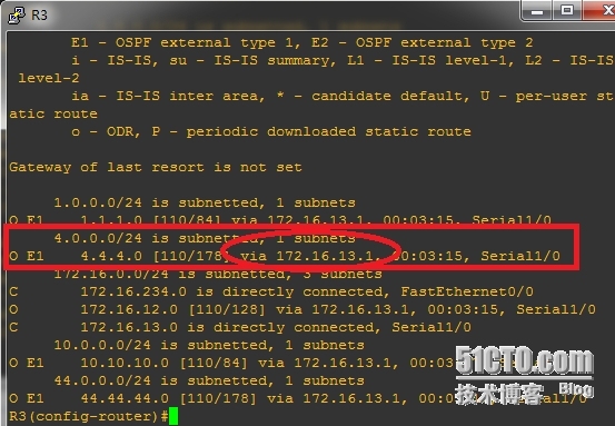 两点双向重分发引起的环路_路由表_08