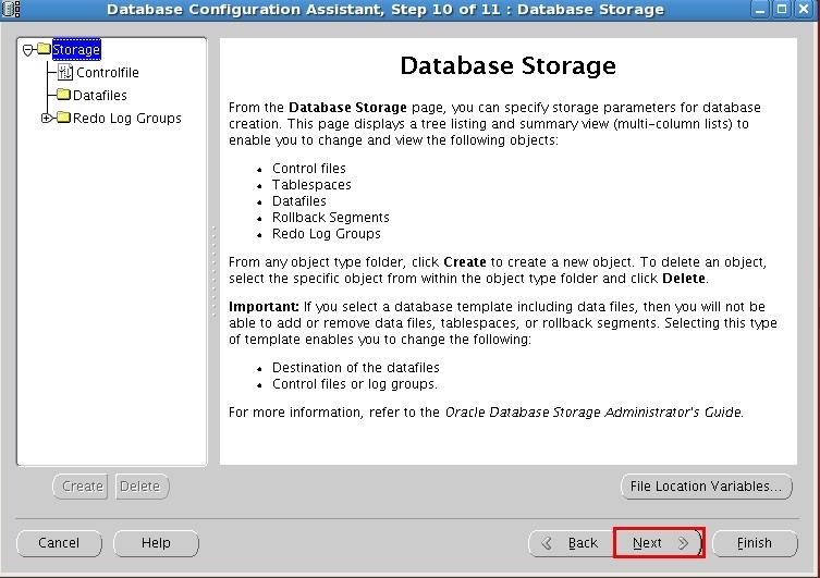 oracle下用netca创建数据库_oracle_14