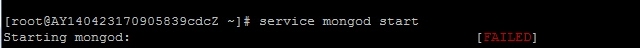 CentOS安装MongoDB后无法启动服务的解决办法_ linux