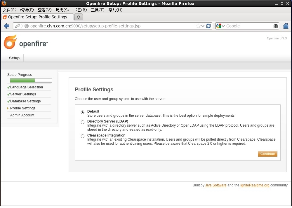 Ubuntu下Openfire的安装_Openfire_11
