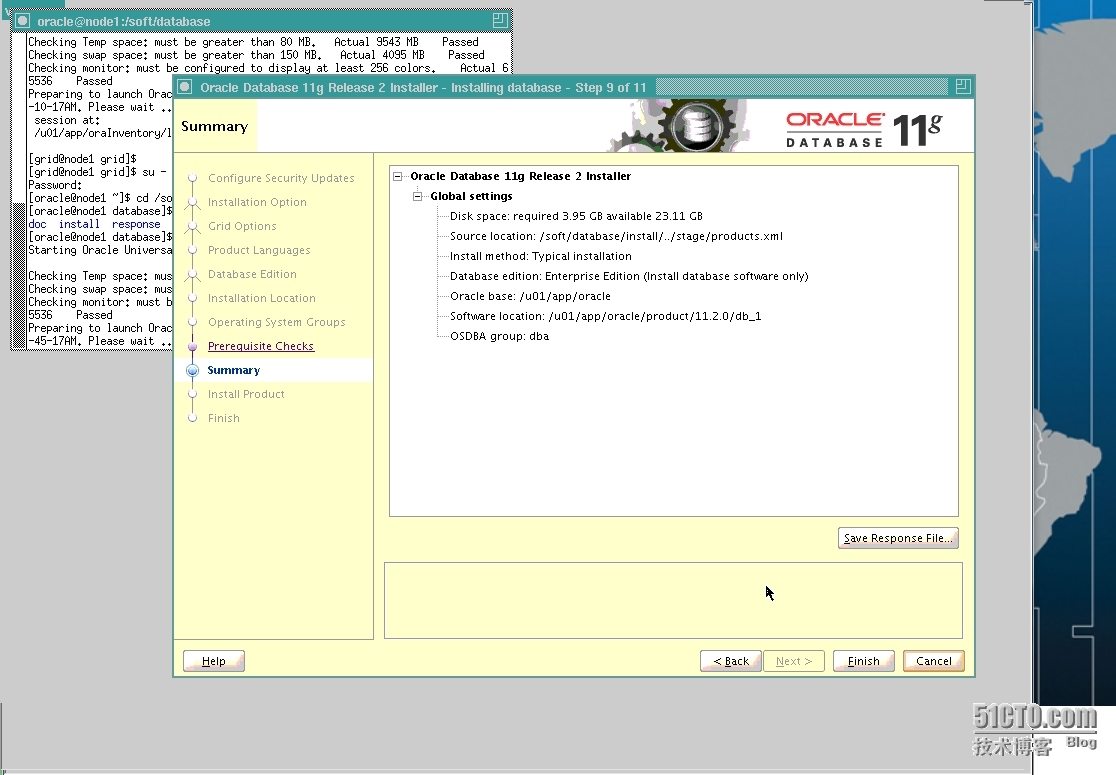 Oracle 11gR2构建RAC之（5）--安装Oracle并建库_rac_04