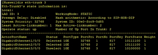 华为链路捆绑，Hybrid-VLAN，DHCP,浮动路由，三层交换_Hybird_14