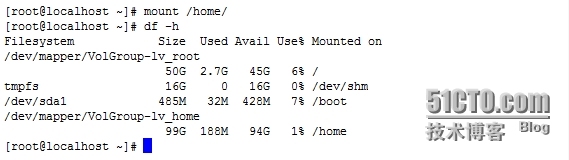 Linux   swap/home/root分区  大小   调整_ 调整_03