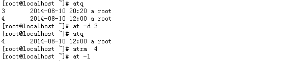 Linux任务计划cron_at命令 atq命令 atrm命令 ba_03