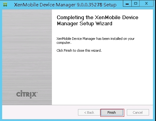 XenMobile 9.0 PoC环境搭建一：安装XM Device Manager Server_MDM_25