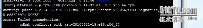 安装RPM包遇到：warning:    : Header V3 DSA/SHA1 Signature, key ID e8562897: NOKEY_RPM