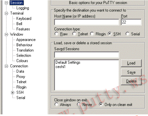 Linux--怎样利用putty登陆SSH主机方法_操作系统