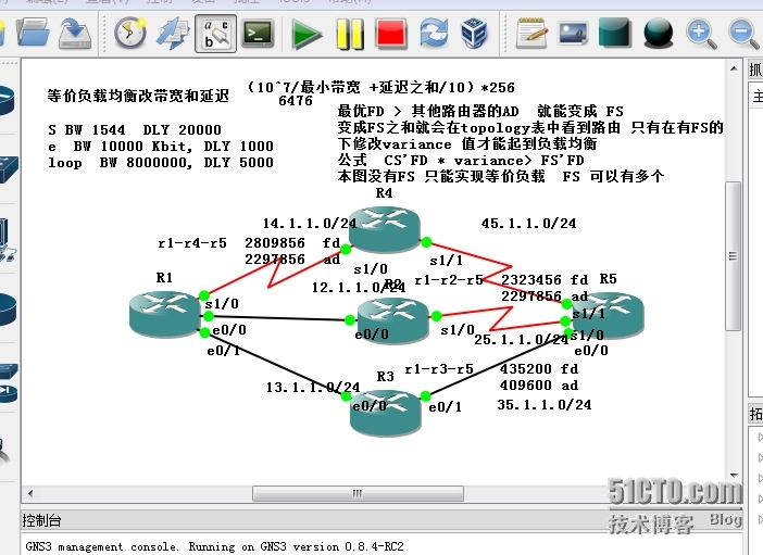 eigrp 负载均衡和非负载均衡实验_eigrp_02