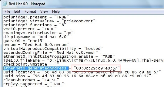 vmware安装redhat 6.0初次启动网卡无法启动问题_network