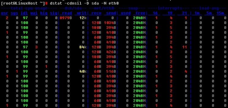 Linux下进程管理工具之（一）：dstat_dstat_06