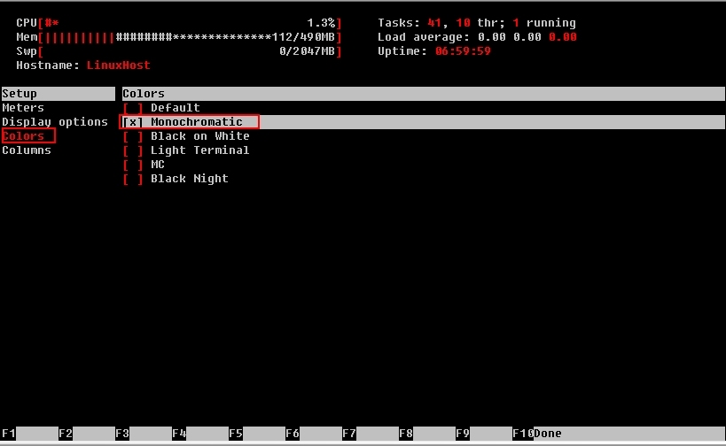 Linux下进程管理工具之（二）：htop_htop_09