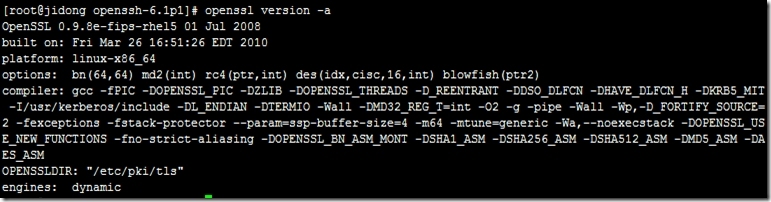 CentOS 5.5 openssh平滑升级到6.1操作步骤_操作系统_07