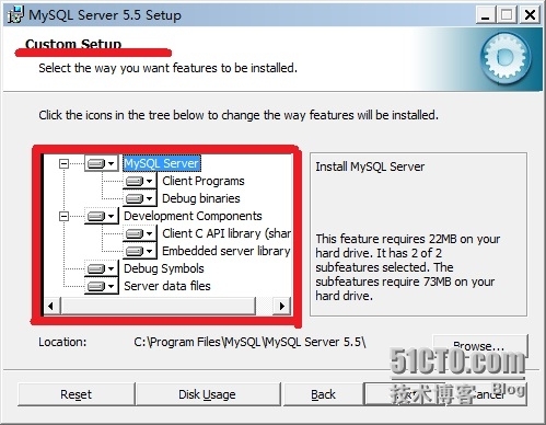  MySQL Server 5.5安装记录_服务器_04