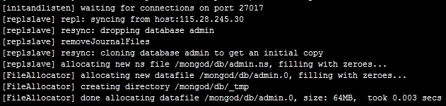 mongodb的安装以及主从同步_mongodb_02