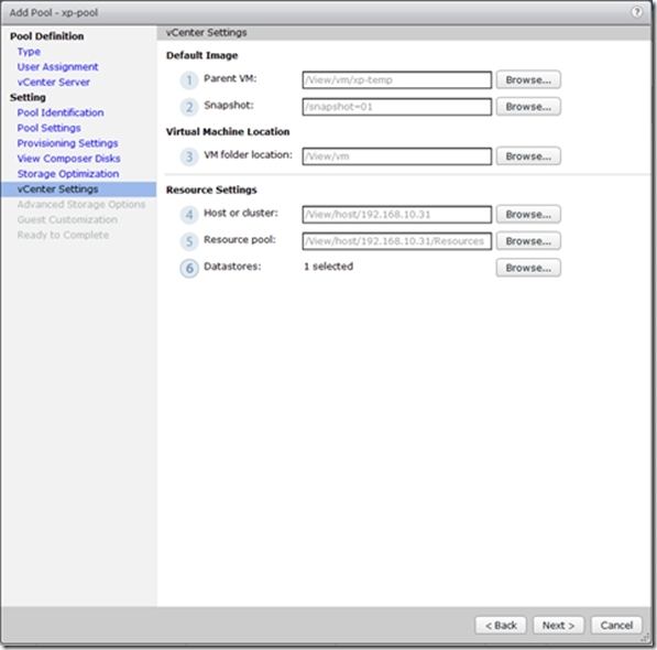 VMware Horzion View 6.0 Part 5 之桌面池的创建_VMware Horizon View_10