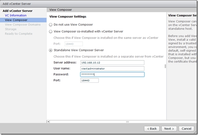 VMware Horzion View 6.0 Part 2 之 vCenter及Composer关联_VMware View Composer_08