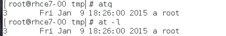RHCE 学习笔记（18) 计划任务 at和 crontab_RHCE_04