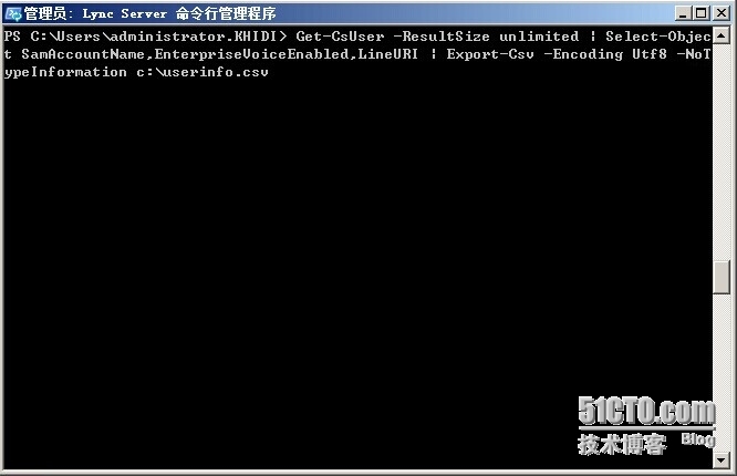 Powershell管理系列（四）Lync server 2013 批量启用语音及分配分机号_Powershell管理系列（四）Lyn_02