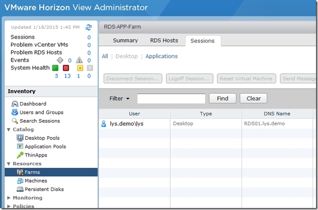 VMware Horzion View 6.0 Part 10 之RDS Desktop和RDS APP创建_VMware Horizon View_22