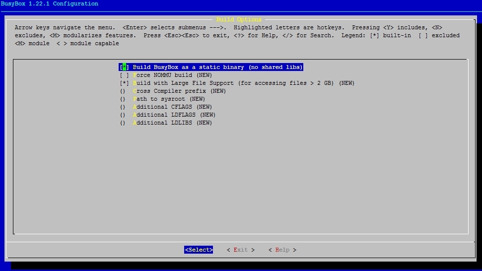  定制linux内核并编译busybox_linux内核_06