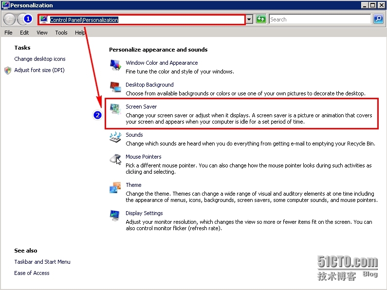 Windows Server 2008R2 取消屏幕自动锁定_Win2008 取消屏幕锁定_02
