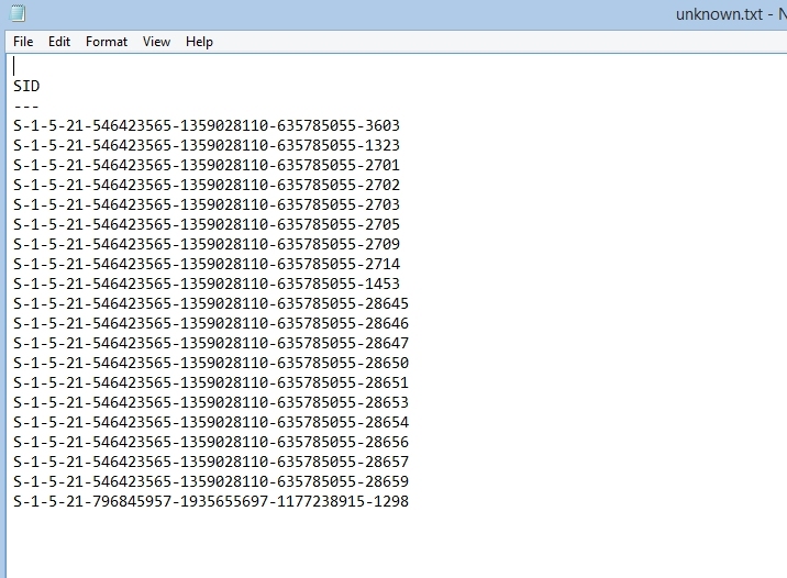 Powershell查找Unknown Group_powershell