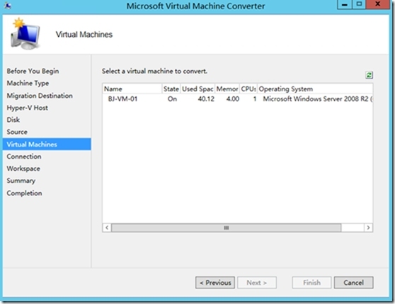 转换VMware虚拟机到Hyper-V Server_VMware虚拟机_11