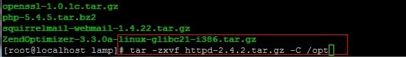 Linux服务器上手工编译安装WEB服务_linux_05