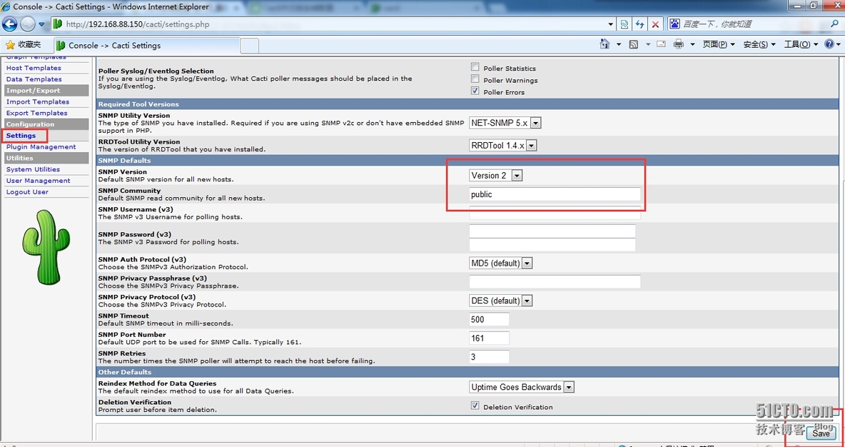 Redhat 5.8 安装cacti 0.8.8c_cacti_06