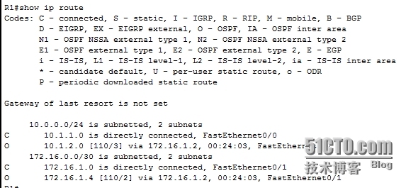 网络设备配置与管理---使用OSPF实现两个企业网络互联_路由器_15