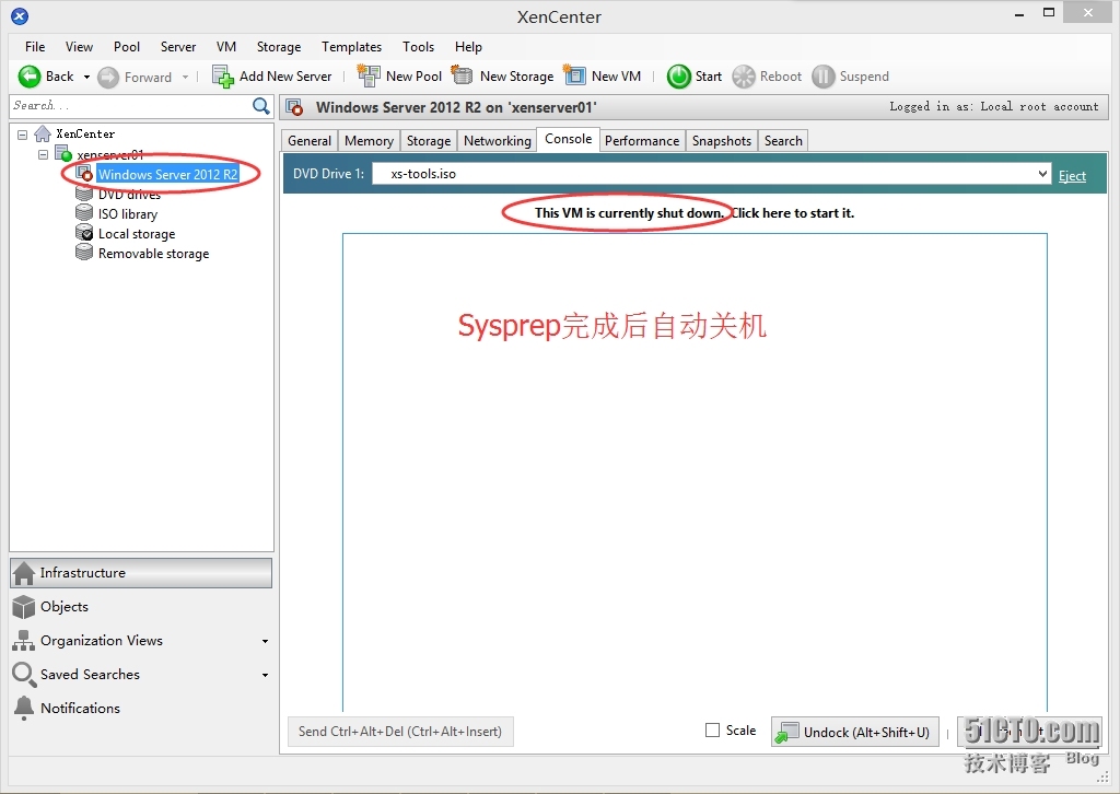 XenServer 6.5实战系列：Creating a VM Template from an Existing VM _自动关机_05