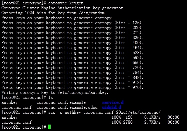 corosync/pacemaker, 实现高可用的MariaDB_IP地址