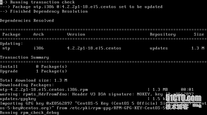 Centos 5.5 NTP服务器配置_服务器_03