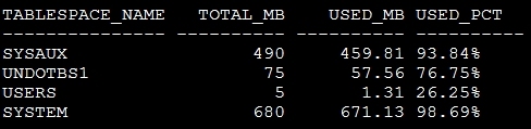 Oracle查询表空间使用情况_Oracle查询表空间使用情况_04