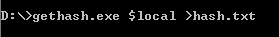 使用GetHashes获取Windows的用户密码Hash值_密码_02