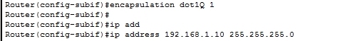 cisco 单臂路由配置及使用_接口_09