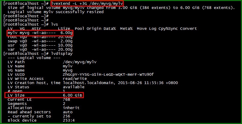 Linux磁盘管理--LVM原理及基本操作_磁盘管理_10