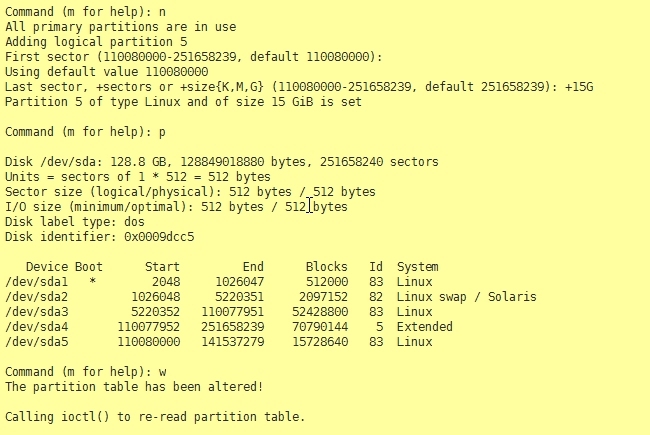 Linux磁盘分区管理_分区_04