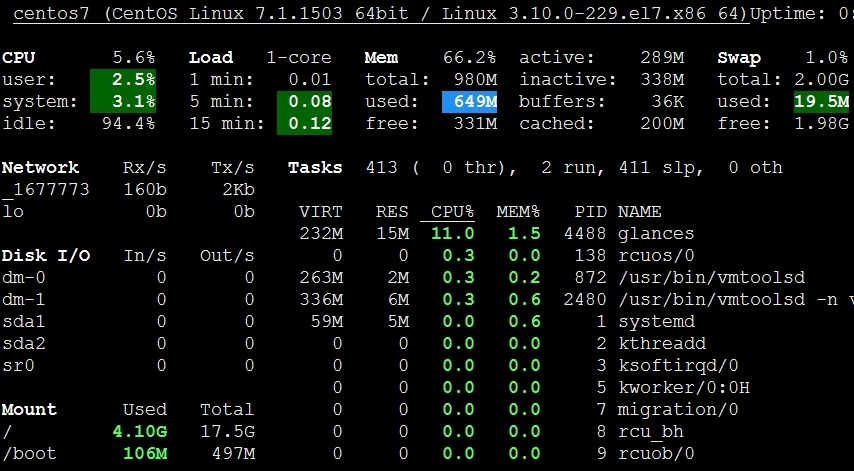 进程管理工具之top、htop、glances、dstat_进程管理类命令详解_07