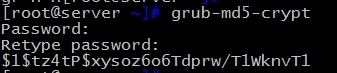 给grub加密码_password