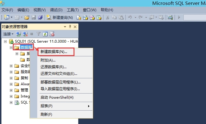 SQL Server 2012 AlwaysOn高可用配置之七：新建数据库_SQL Server 数据库 Alway