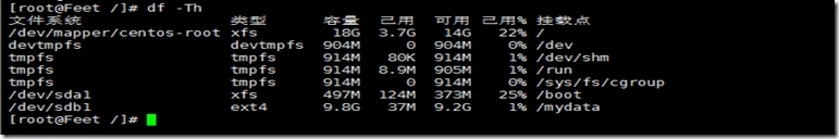 磁盘管理及文件系统管理中各种命令的使用_target_08