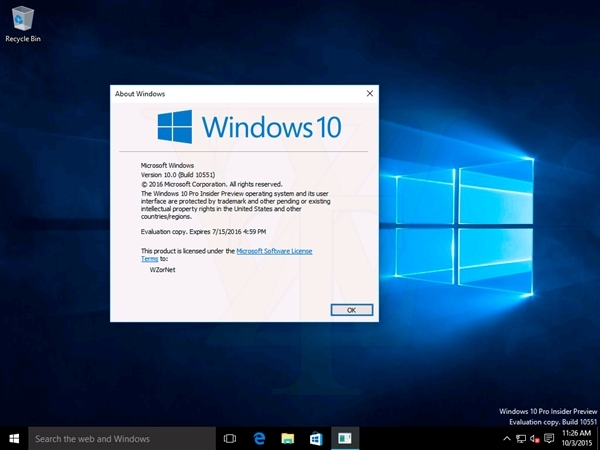 Windows 10 Build 10551多图曝光：有大福利