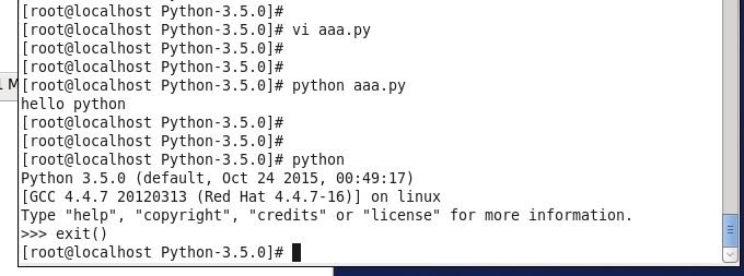 RHEL6.7下，安装Python3.5，进行编程开发_编程开发_02