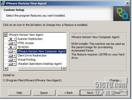 创建以Windows 2008 R2 SP1为父虚拟机的链接克隆自动场_Horizon View_05